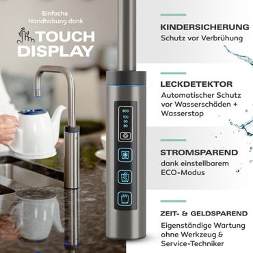 Untertisch-Tafelwasseranlage Diamond FLAME 100°C  - Photo preview 13