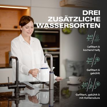 Untertisch-Tafelwasseranlage Diamond FLAME 100°C  - Photo preview 14
