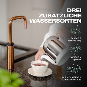Untertisch-Tafelwasseranlage Diamond FLAME 100°C  - Photo preview 11