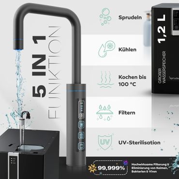 Untertisch-Tafelwasseranlage Diamond FLAME 100°C  - Photo preview 11