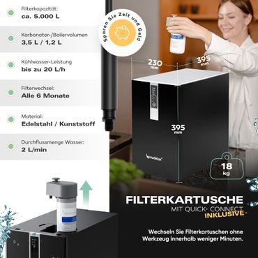 Untertisch-Tafelwasseranlage Diamond FLAME 100°C  - Photo preview 15