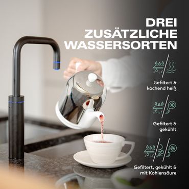 Untertisch-Tafelwasseranlage Diamond FLAME 100°C  - Photo preview 14