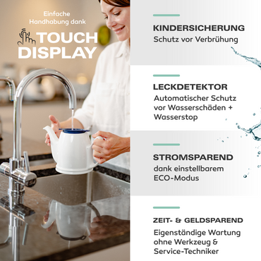 Untertisch-Tafelwasseranlage Diamond FLAME 100°C  - Photo preview 5