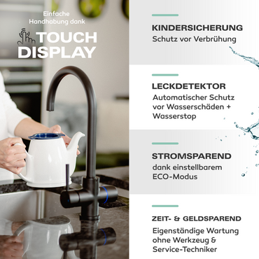 Untertisch-Tafelwasseranlage Diamond FLAME 100°C  - Photo preview 13