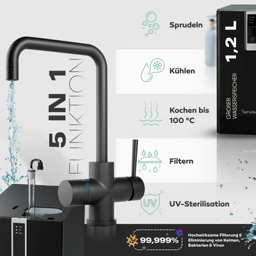 Untertisch-Tafelwasseranlage Diamond FLAME 100°C  - Photo preview 11