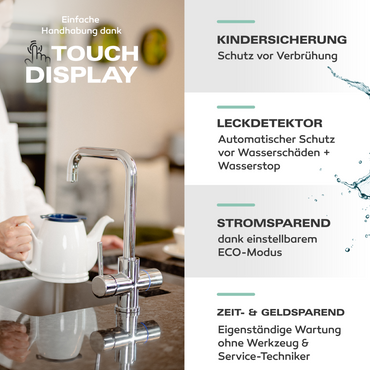 Untertisch-Tafelwasseranlage Diamond FLAME 100°C  - Photo preview 13