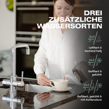 Untertisch-Tafelwasseranlage Diamond FLAME 100°C  - Photo preview 14