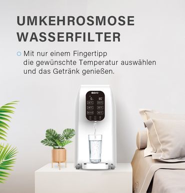 AORA – Mobile Umkehrosmoseanlage mit Heißwasserfunktion, kein Wasseranschluss nötig - Photo preview 4
