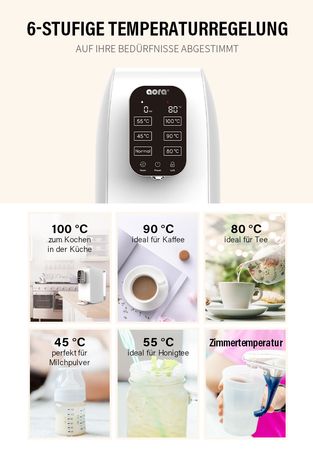 AORA – Mobile Umkehrosmoseanlage mit Heißwasserfunktion, kein Wasseranschluss nötig - Photo preview 7