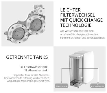 AORA – Mobile Umkehrosmoseanlage mit Heißwasserfunktion, kein Wasseranschluss nötig - Photo preview 9