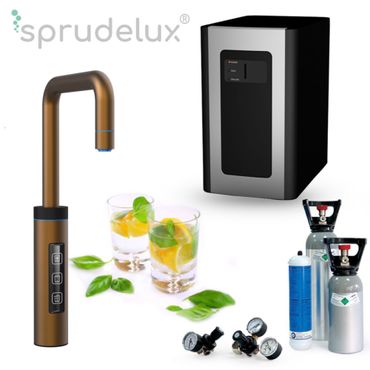 Untertisch-Tafelwasseranlage SPRUDELUX® BLUE DIAMOND inklusive 3-Wege-Touch Wasserhahn - Photo preview 3