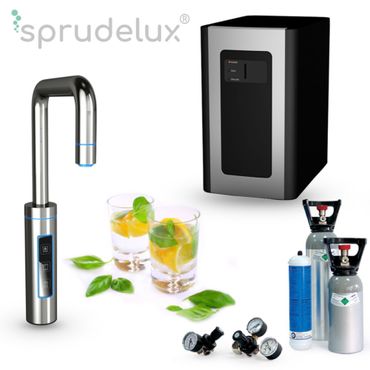 Untertisch-Tafelwasseranlage SPRUDELUX® BLUE DIAMOND inklusive 3-Wege-Touch Wasserhahn - Photo preview 0