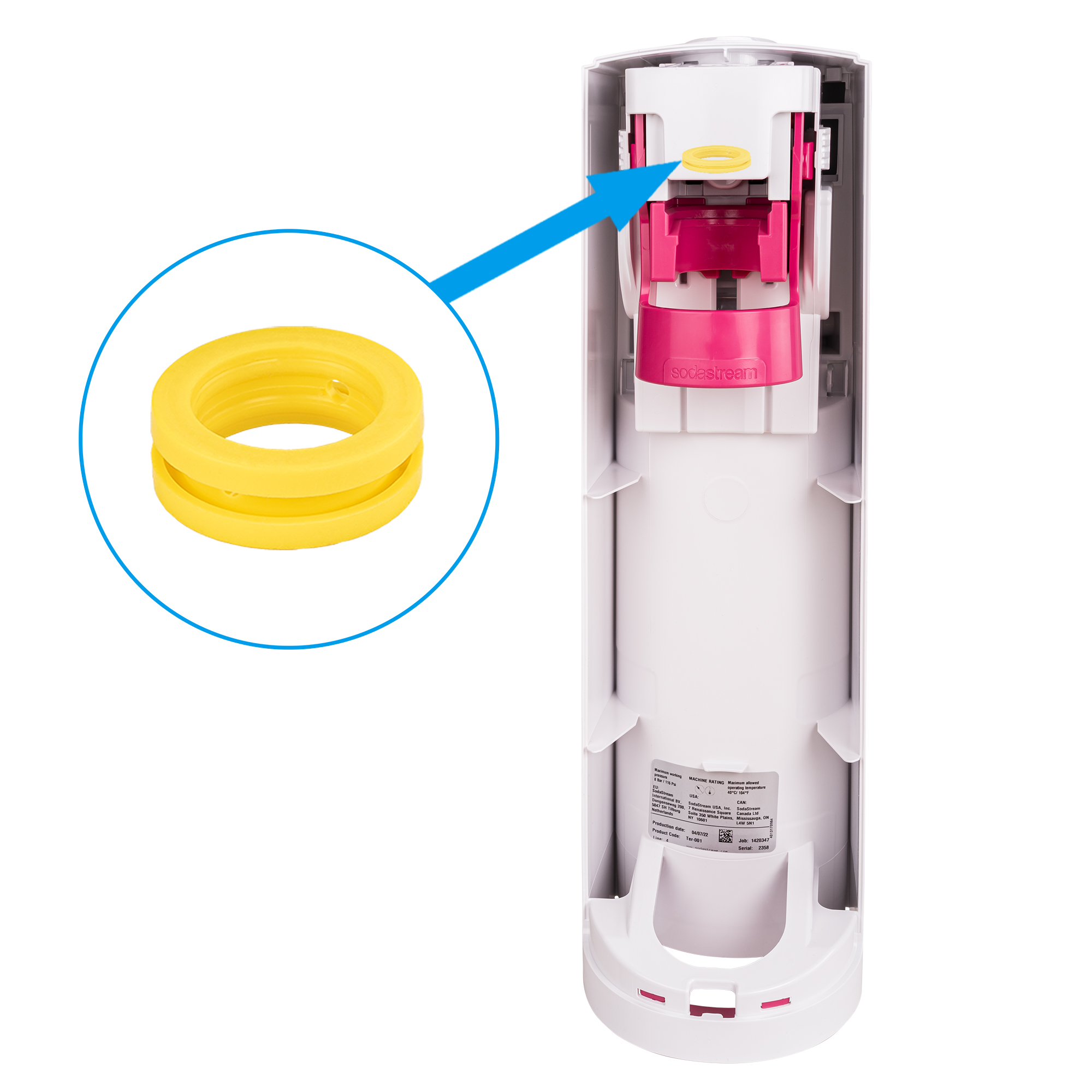 Ersatzdichtung F r Die Neuen Sodastream Modelle Quick Connect DUO 