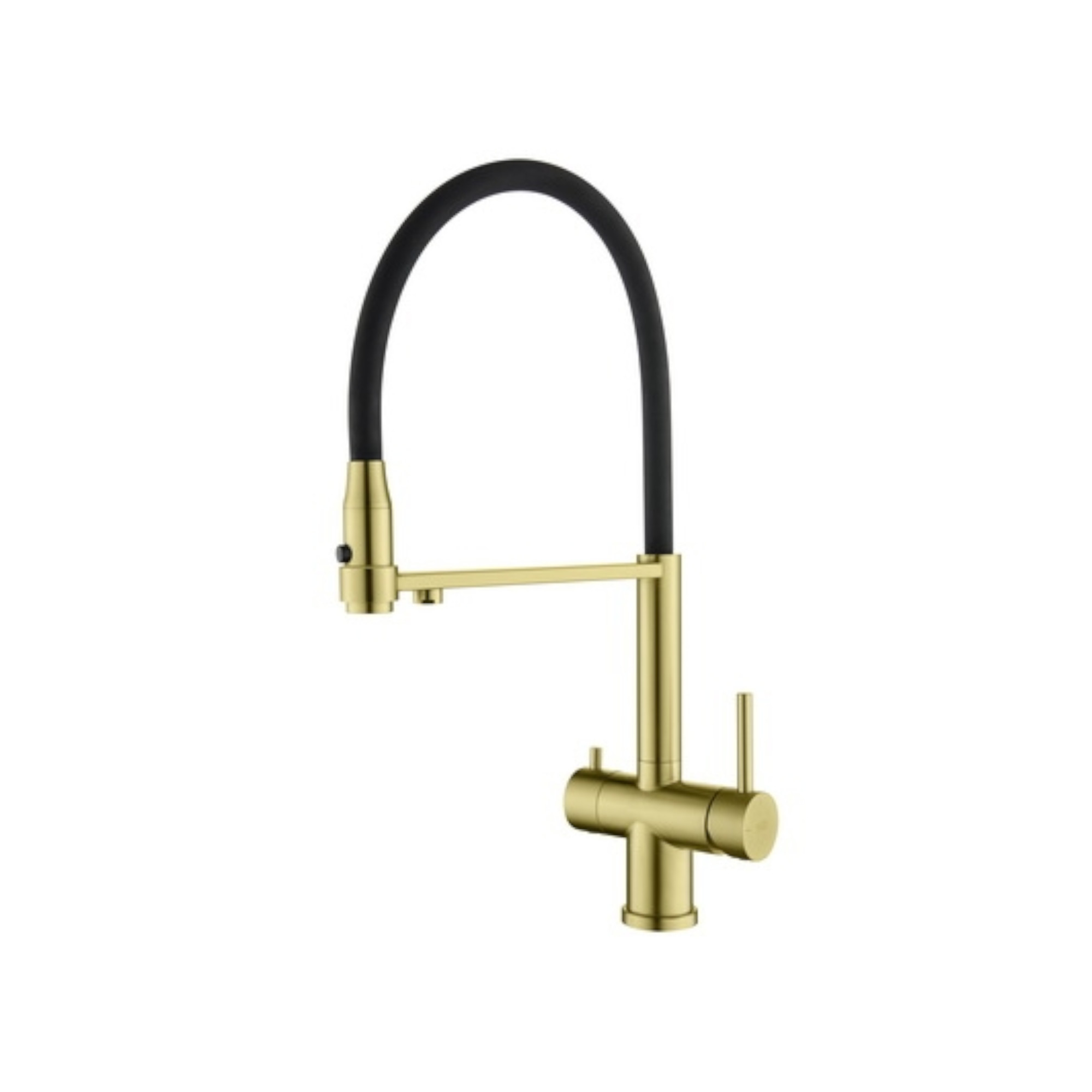 3-Wege-Armatur mit flexibler Brause TUSAR in Edelstahloptik oder FULL BLACK MATT - Photo 0