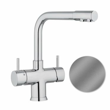 SPRUDELUX® Untertisch-Trinkwassersystem INOX ULTRA FLAT WiFi inkl. 5-Wege-Armatur NOBIUS L-Auslauf - Photo preview 12
