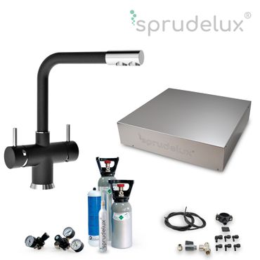 SPRUDELUX® Untertisch-Trinkwassersystem INOX ULTRA FLAT WiFi inkl. 5-Wege-Armatur NOBIUS L-Auslauf - Photo preview 10