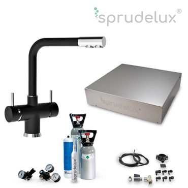 SPRUDELUX® Untertisch-Trinkwassersystem INOX ULTRA FLAT WiFi inkl. 5-Wege-Armatur NOBIUS L-Auslauf - Photo preview 10