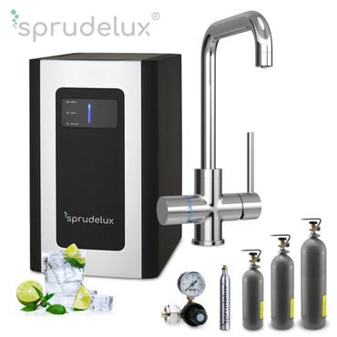 Untertisch-Tafelwasseranlage SPRUDELUX® BLUE DIAMOND inklusive 5-Wege-Armatur - Photo preview 0