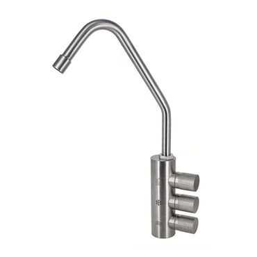 SPRUDELUX® Untertisch-Trinkwassersystem INOX ULTRA FLAT WiFi inkl. 3-Wege-Armatur DELTA INOX, 2 kg CO2 Flasche - Photo preview 5