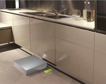 SPRUDELUX® Untertisch-Trinkwassersystem INOX ULTRA FLAT WiFi inkl. 3-Wege-Armatur DELTA INOX, 2 kg CO2 Flasche - Photo preview 3