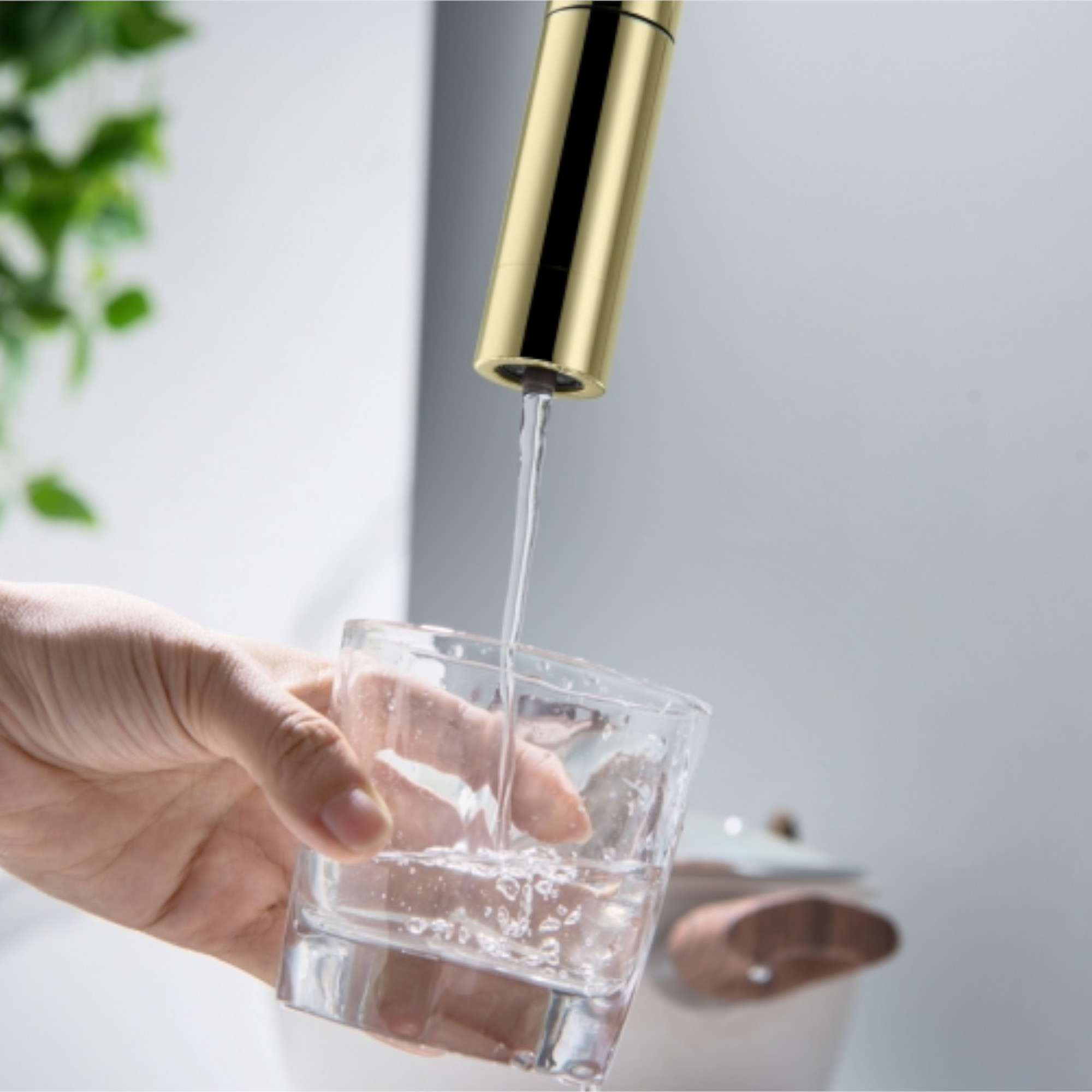 CYRUS Drei-Wege-Wasserhahn mit ausziehbarer Brause, Chrom, Gold, Antik Messing, Edelstahl Optik, Schwarz Matt - Photo 3