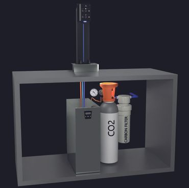 Untertisch-Trinkwassersystem SPRUDELUX® SPRINT bis zu 40 Personen - Photo preview 7