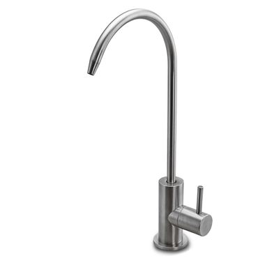 Ein-Weg-Osmose-Wasserhahn SOFIA, Edelstahl massiv, Edelstahl gebürstet, Schwarz Matt, Bronze fein gebürstet - Photo preview 4