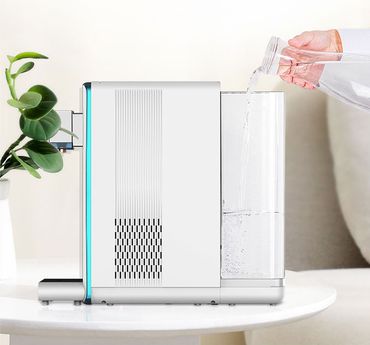 AORA Auftisch-Umkehrosmoseanlage mit Wasserstoff-Ionisator und Heißwasserfunktion ohne Festwasseranschluss - Photo preview 1