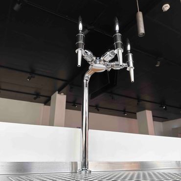 Kompensator Zapfhahn Gallardo Trio Chrom 3-leitig - Photo preview 4