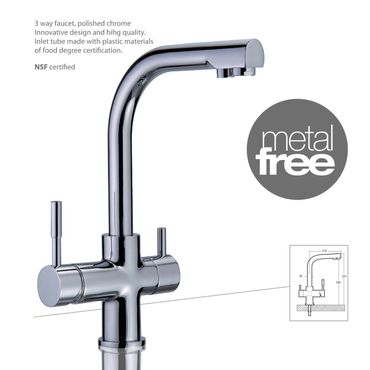 Dichtungsset Bereich Auslauf für Drei-Wege-Wasserhahn MERCURY METAL FREE und RAINBOW PLUS - Photo preview 1