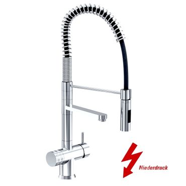 Designer Spiralfeder-Drei-Wege-Wasserhahn LUXURY VEGA Chrom (NIEDERDRUCK) 56 cm - Photo preview 2