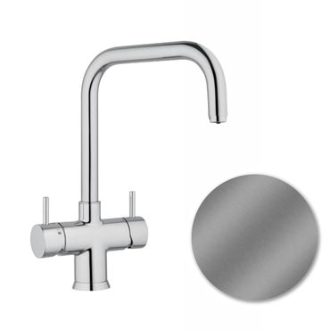 Strahlregler - Perlator für 5-Wege-Wasserhahn NOBIUS U-Auslauf NKS Edelstahl Look und ACROBAT NKS  - Photo preview 1