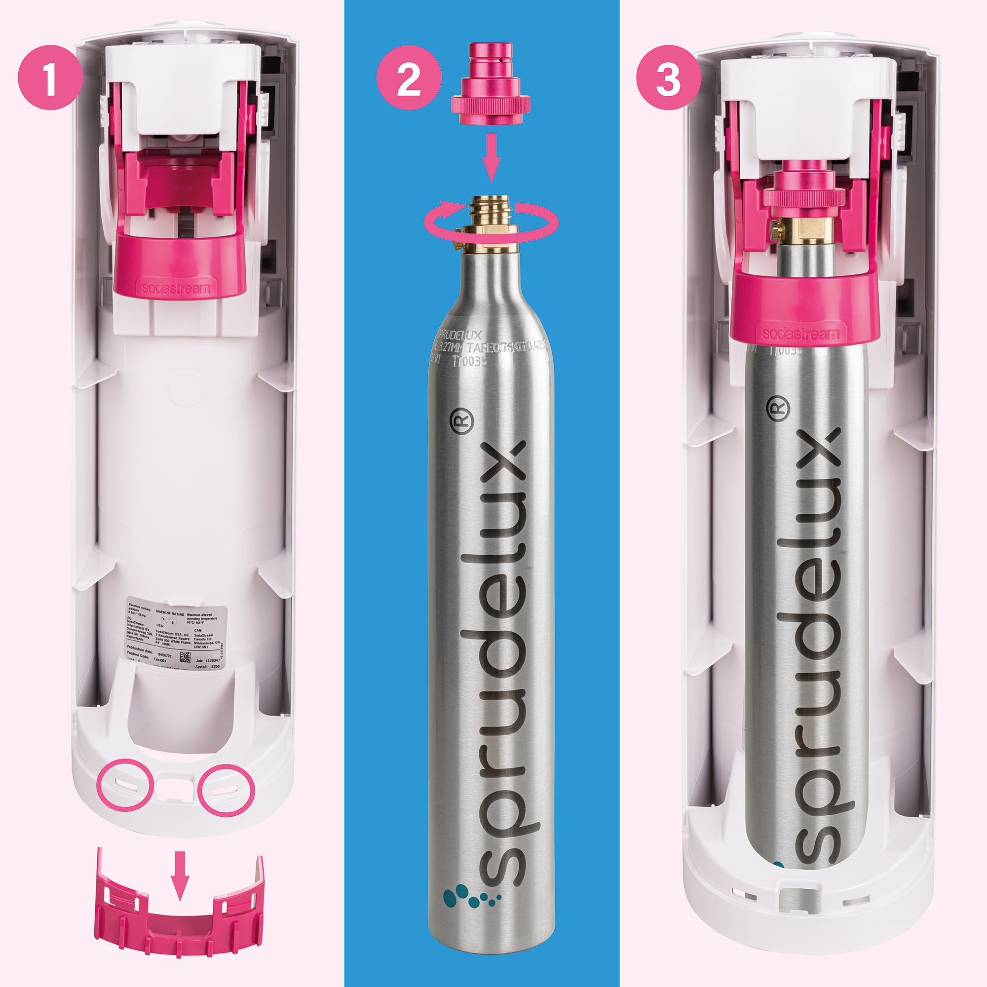 Adattatore CO2 Quick Connect Per SodaStream Duo Terra - Compatibile Con Bombole 60L TR21-4 - Foto 2