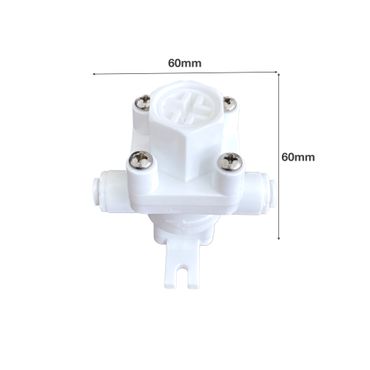 Wasserdruckminderer für Sprudelanlagen und Wasserfilter 1/4 Zoll und 3/8 Zoll einstellbar von 0 - 2,5 Bar - Photo preview 1