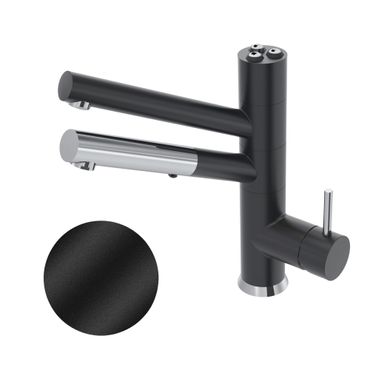 5-Wege-Wasserhahn mit ausziehbarer Brause CUCINA IDEALE ONYX