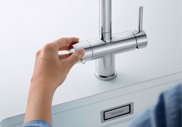 3-Wege-Armatur BLANCO, Edelstahl Optik UltraResist, mit/ohne ausziehbarer Handbrause, Made in Germany  - Photo preview 9