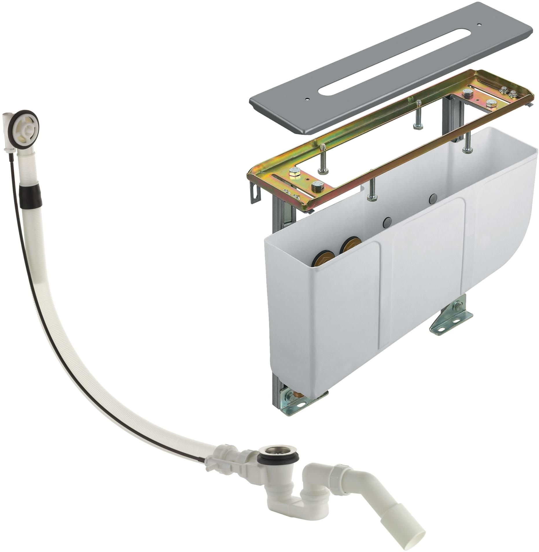 Keuco Montageblock EDITION 11 für Wannenrand, Rohbauset für 4-Loch