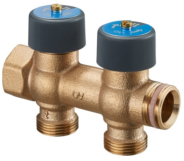 Sanitarverteiler Multidis R Rotguss, 3/4\", mit Absperrung | Badplanet ...