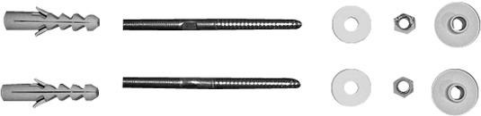 Duravit Waschbecken Befestigung 6951000000 - Für Badmöbel & Kabinette