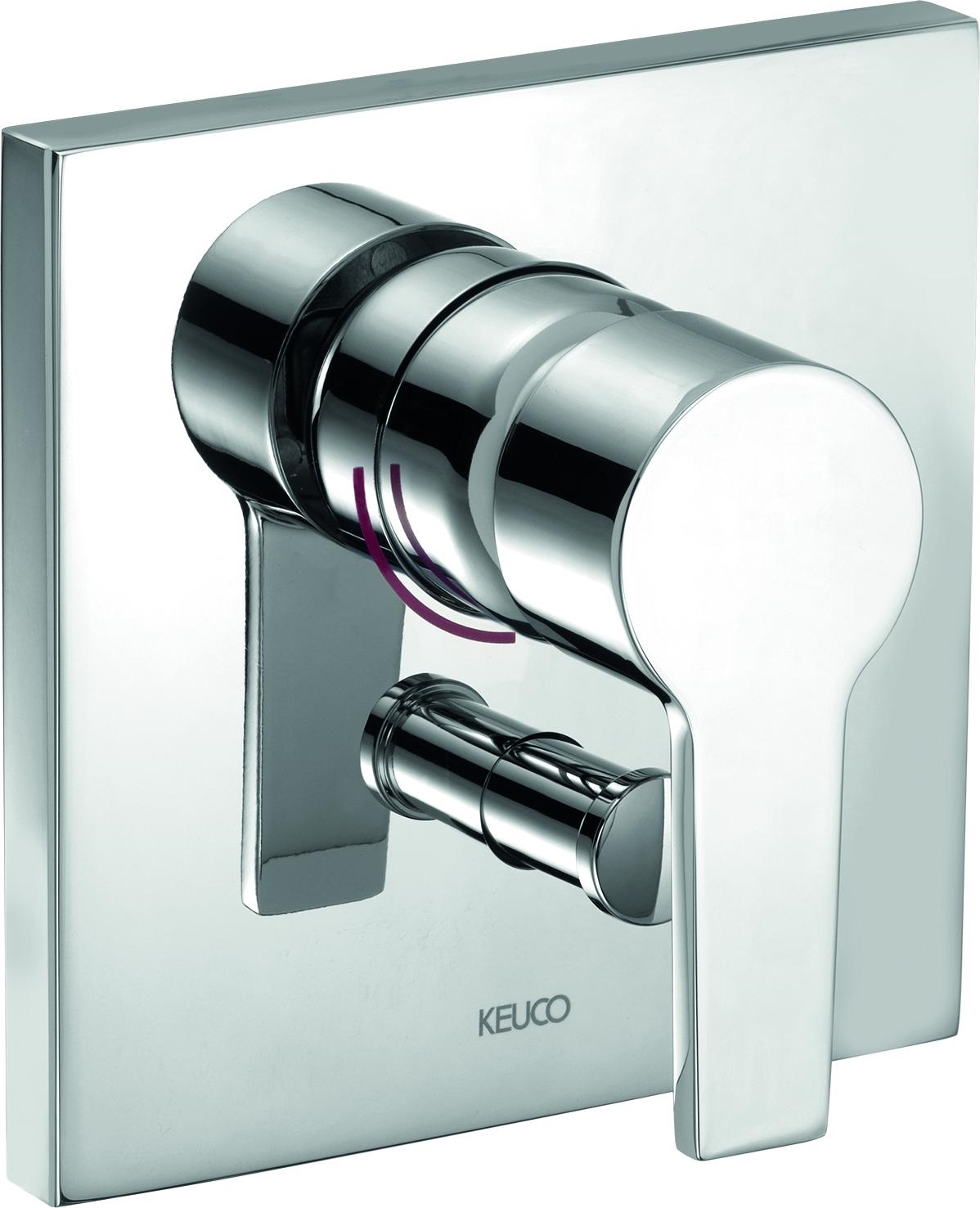 Keuco Einhebel-Wannen-/Brausemischer EDITION 11 UP Nickel poliert