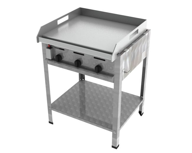 Plancha Griddle Platte Gasbräter 3 - flammig Plancha Griddle Platte Gasbräter 3 - flammig