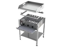 Plancha Griddle Platte Gasbräter 3 - flammig - Bild 1 Plancha Griddle Platte Gasbräter 3 - flammig - Bild 1