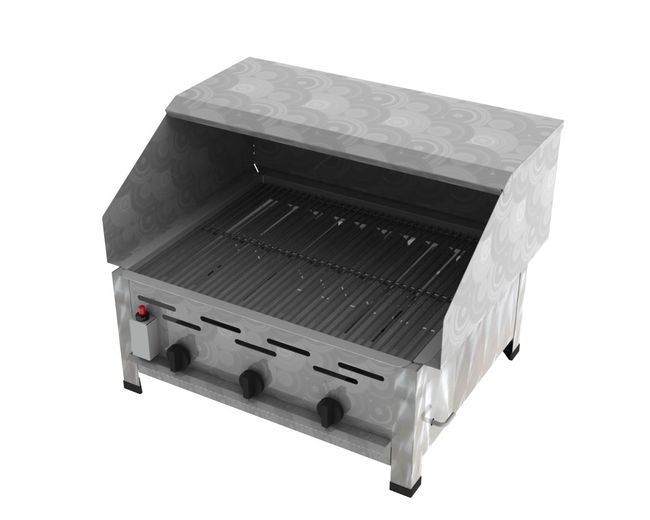 ChattenGlut Gastrobräter 3-flammig 