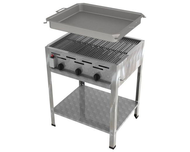 ChattenGlut Gastrobräter 3-flammig 