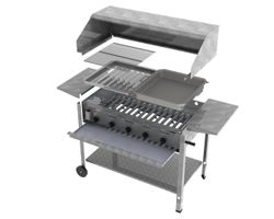 ChattenGlut Gastrobräter 5-flammig  - Bild 7