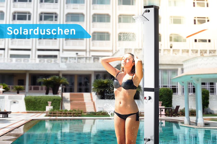 Solarduschen