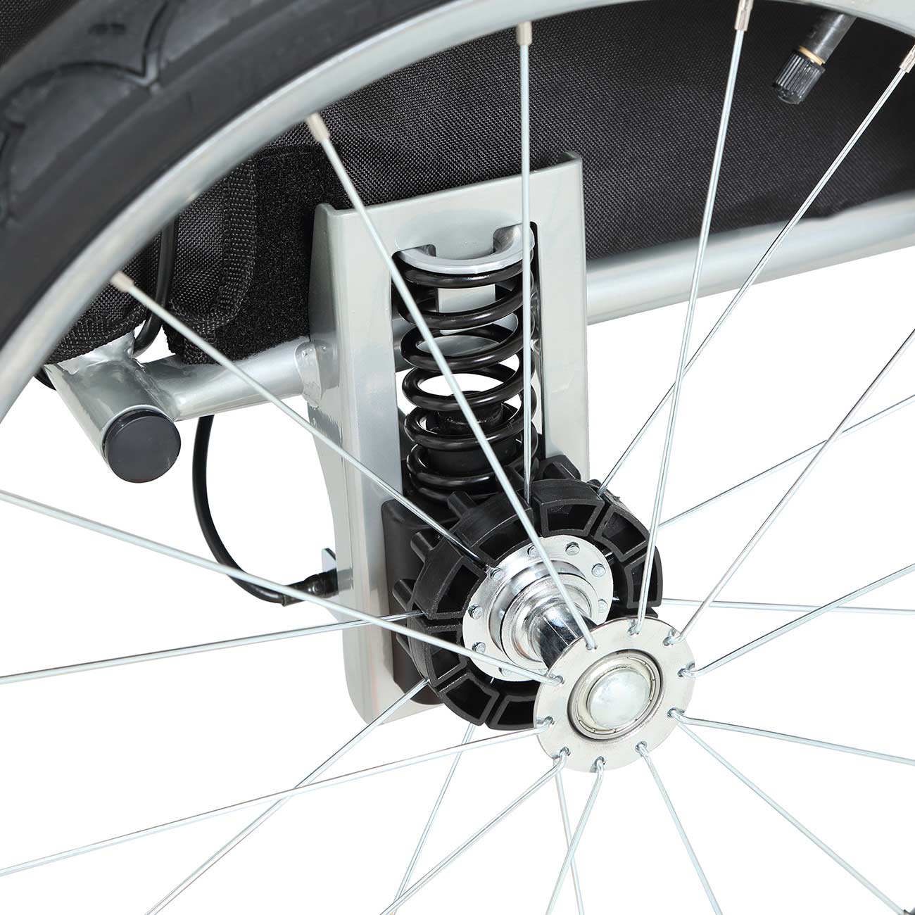 Jogger Children Bike Trailer 2in1 Stroller Suspension Child Kids 360