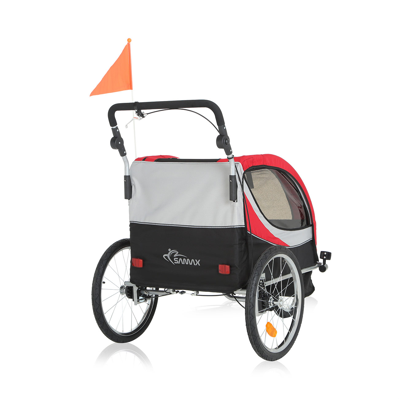 Jogger Children Bike Trailer 2in1 Stroller Suspension Child Kids 360