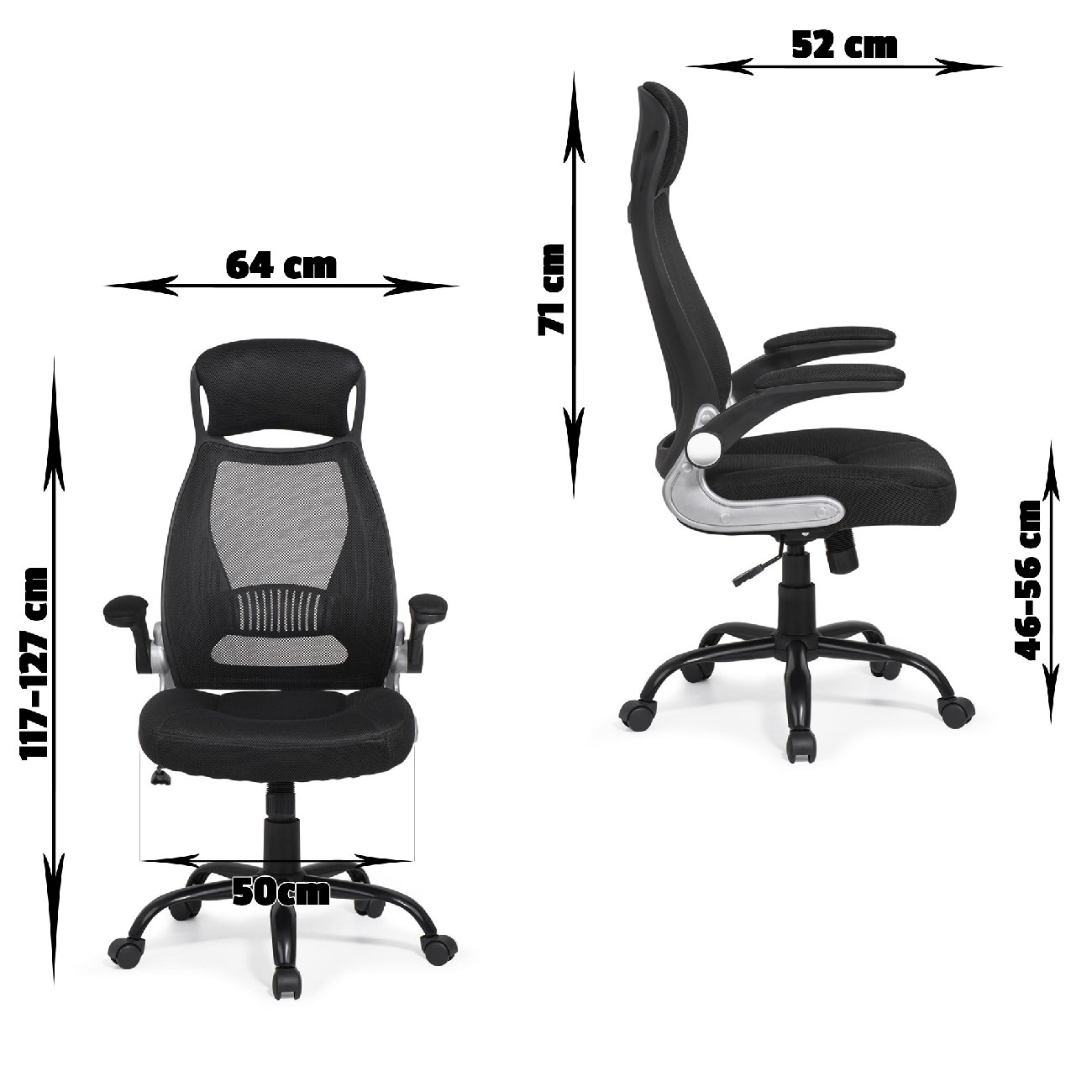Bürostuhl Chefsessel Schreibtischstuhl Drehstuhl Ergonomischer