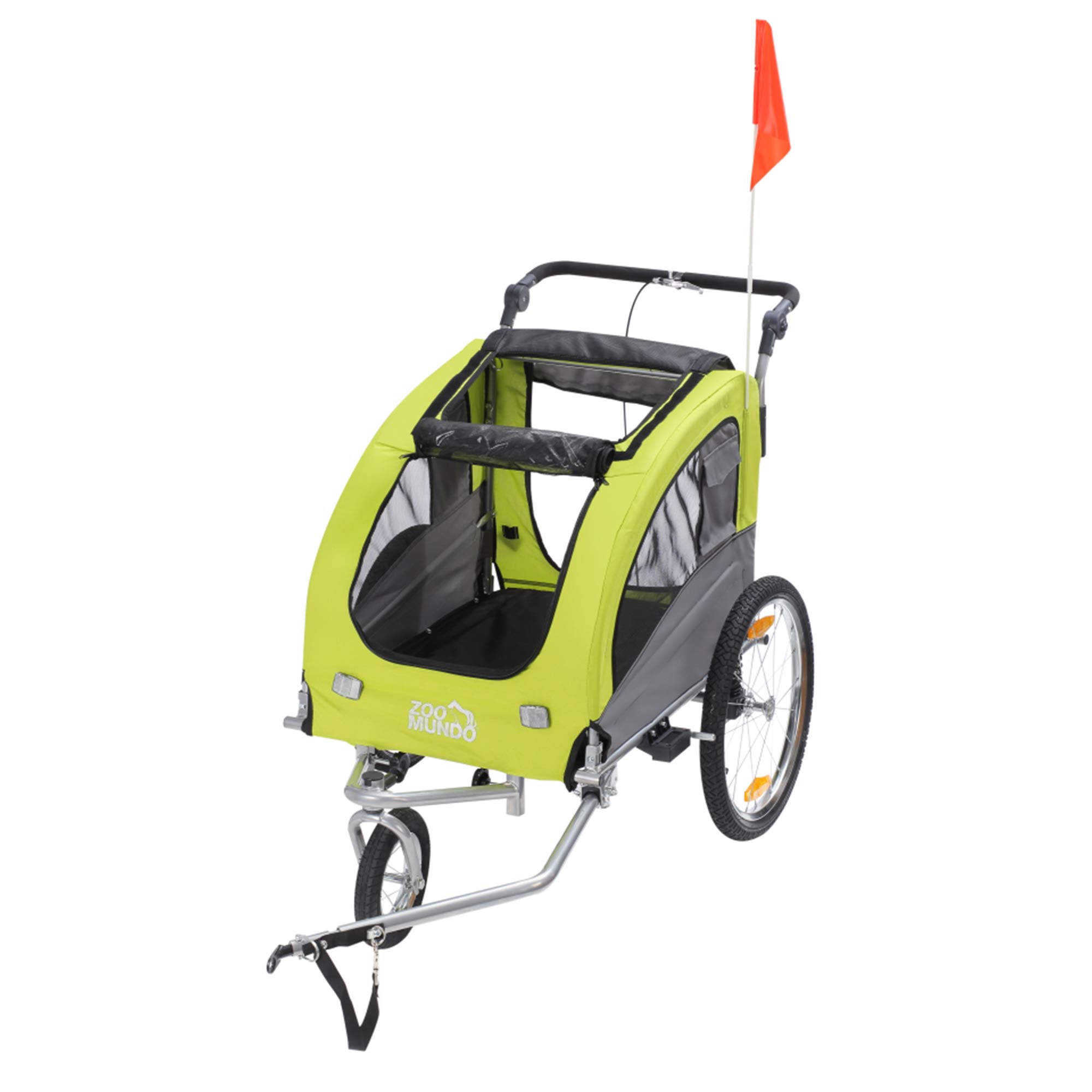 Croozer Dog Tammo Sundown Yellow remorque vélo grand chien
